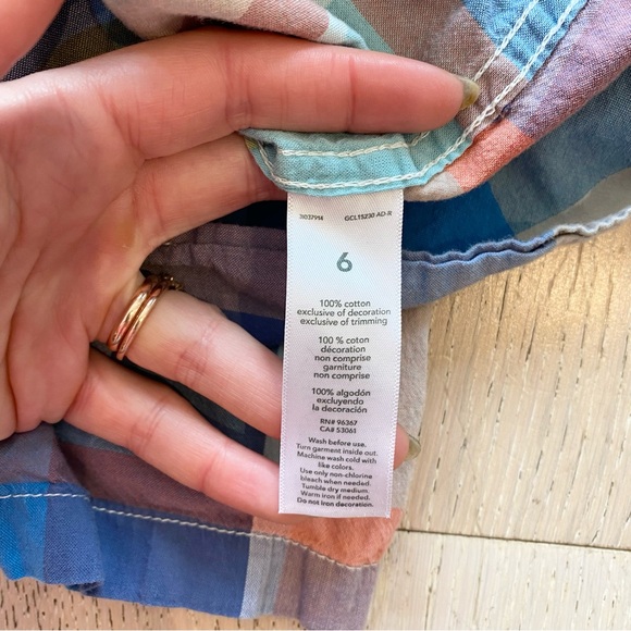 3/$10 🌸 Osh Kosh Kids Plaid Shirt - Picture 3 of 5